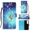 3D Catoon Unicorn Skull Clower Owl Butterfly Flip Leather Case для Samsung S23 Plus A54 A14 A23 A73 A13 5G ID Flot Cover Cover