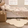 Carpet Cloud Shaped Bedside Carpet Soft Plush Bedroom Rugs Non Slip Floor Mat for Living Room Nursery Baby Play Mat Home Decorative Rug 230303