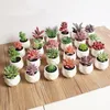 Decorative Flowers 33 Style Artificial Succulent Plants Cute Potted Plant Mini Fleshy Bonsai For Valentines Day Wedding Home Decor