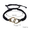 Pulseira de corda de algema vintage para homens para homens casal bloqueio algemas de pulseiras Bracelets Promoção de joalheria do presente