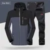 Jaquetas de caça masculinas lã térmica jaqueta térmica Terne Autumn Inverno ao ar livre à prova d'água à prova d'água Roupa de escalada uniforme militar 5xlhunt