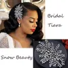 Tiaras A422 Rhinestone Wedding Hair Band Hair Accesories Crystal ślubne nagłówek nowotworów ślubnych Tiars do biżuterii Bride R230306