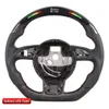 100% kolfiber LED Performance Steering hjul för Audi A1 A2 A3 A4 A6 Q3 Q5 Q7 S3 S4 S5 S6 S7