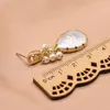 Dingle örhängen enorma sydsjön naturliga vita barock pärlguldklipp smycken gåva till årsdag/dag/fest/arbeta 264F