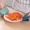 TABELA MATS PADS Luvas anti-escaldas de cozinha para cozinhar forno de cozinha microondas não deslize a ferramenta de silicone de alta temperatura clipmats de mão