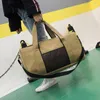Plunjezakken canvas eenvoudige reisbagage handtassen solide duurzame schouder crossbody weekend carry organisator voor mannen vrouwen