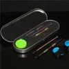 hand tools dab tool Kits Wax Set Leather box Packaging Atomizer Titanium Smoking Nail Dabber For dry herb accessories