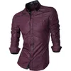 Men's Casual Shirts jeansian Spring Autumn Features Shirts Men Casual Shirt Arrival Long Sleeve Casual Male Shirts Z034 230303
