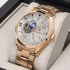 Wristwatches Reef Tiger/RT Mechanical Business Watch Automatic Men Top Gold Stainless Steel Wrist Mens Fashion Watches