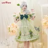 Anime Kostüme UWOWO Spiel Genshin Impact Fanart Cosplay Nahida Maid Ver Cosplay Come Maid Kleid Nahida Cosplay Outfits Z0301