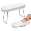 Nail Art Equipment Leather Arm Rest Cushion Waterproof Pillow Wrist Support Hand Holder Pad Table Manicure Pedicure Tool for Lamp 230303