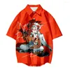 Camisetas masculinas Mysta Rias Merch 3D Camisa de manga curta Summer Women/Men Streetwear Kimono