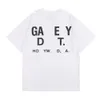 2023 Galeryse Depts Chemises Hommes Femmes Designer T-shirts Galeryes Cotons Tops Homme Chemise Décontractée Luxurys Vêtements Rue Shorts Manches Clothesdhlg