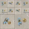 Broches Broches 10pcs Mason Pin Ruban de sensibilisation au cancer du sein Souvenir Logo personnalisé Badge Bleu Couleur Emblème maçonnique Cadeau Drop Deliver Dh7Fo