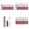 Brillant à lèvres Mat Lèvres Gloss Lustre Lipgloss Hydratant Naturel 12 Couleurs Sier Tubes Maquillage Lipper Drop Livraison Santé Beauté Dhdpr