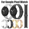 Bekijkbands Geen gaten Classic Buckle Metal Roestvrij staalriem voor Google Pixel Band Forpixel Bracelet vervangende band 230307