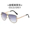 Nouvelles lunettes de tête personnalisées Lunettes de soleil Metal Hollow Out Pilot Men039s et Women039s Trend6439263