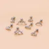 Fascino 1 pezzo orecchini penetranti per le donne orecchini 2022 gioielli di tendenza polsini per le orecchie orecchini a farfalla in acciaio inossidabile per adolescenti G230307