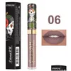 Brillant à lèvres Cmaadu imperméable à l'eau longue durée Style Vampire mat métal nacré Skl Design naturel nutritif maquillage Lipgloss en gros Dh7Iw