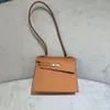 7A新しいKellyis Bag Luxury Designer Handbag Classic Backle Sholdlew Bage Women's Leather Messengerバッグ