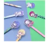 GEL PENS 6PCSSESS SENIME DEMON SLAYER KIMETSU NO YAIBA Creative 05mm Ink Gel Gel Stationery Gift Tomioka Giyuu Kochou Shinobu J230306