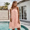 Vestidos casuais em estilo britânico suspensórios sem mangas temperamento verão comutando o pulôver reto do pescoço