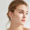 Charm New Women's Earrings Delicate Two-sided Pearl Ear Stud Earrings for Women Bijoux Korean Boucle Girl Gifts Jewelry Wholesale G230307