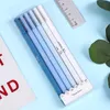 Jel Pens 6pcsset Jel Kalem Seti 05mm Okul Kırtasiye Tedarikçileri Ofis Aksesuarları Basit Dergi Malzemeleri J230306