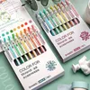 Gel Pens Hand Account Gel Pens Morandi Retro Simplicity 05mm Notes Pen Student Stationery Office Supplies Ink Refills Gift J230306