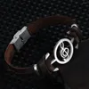 Charm armband wangaiyao rostfritt stål musik symbol armband titan mäns enkla fashionabla hand prydnader par bh