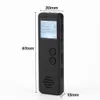 ذاكرة سعة 8 جيجا بايت MEMIME DIGITAL DIGITAL DEGICES RECORDER SPIALE VOICE REGINGENCE DECTORT مع كلمة مرور التشغيل ، مسجل شريط صوت Pocket MP3 PLAYE PQ136