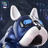 Electric/RC Animals Ukboo Dance Music Bulldog Robot Dog Delective Interactive Dog مع ألعاب خفيفة للأطفال تعليم مبكر للطفل لعبة Boys Girl 230307