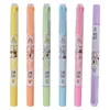 Highlighters 6 pcspack Double Head With Aroma Cute Cat Dog Drawing Color Highlighters Promotional Markers Gift Stationery J230302