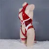 Anime kostymer anime älskling i Franxx cosplay 02 noll två cosplay kommer zentai halloween enhetlig sexig kvinnor jumpsuit röd läder kostym z0301