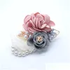 Wedding Flowers Bouquets For Brides/Flower Girls Wrist Flower Brooch Hand Bouquet Bridesmaid Accessary Cor 7Cm Drop Delivery Party E Dhbkz