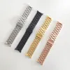 Bekijkbands Geen gaten Classic Buckle Metal Roestvrij staalriem voor Google Pixel Band Forpixel Bracelet vervangende band 230307