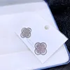 Charm High-End-Designer-CZ-Kristallklee-Ohrstecker für Damen, platinierter Zirkonia-Schmuck G230307