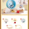 Ny Stock Dimoo Cat Park Blind Box Food and Play DiMo Popmart Bubble Mat Set av 9 Full Box End Box Mini Ornament 3,5-4 cm