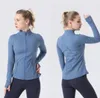 lulus 2022 Yoga Ceketi Kadın Yoga Kıyafetleri Egzersizi Tanımla Spor Ceketi Fitness Ceketleri Hızlı Kuruyan Aktif Giyim Üst Düz Fermuarlı Sweatshirt Sportwear Sıcak Satış Nefes Alabilir1