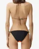 여자 수영복 최신 여성 디자이너 섹시한 비키니 세트 버 클리어 스트랩 수영복 별 모양 여성 목욕복 패션 해변 의류 여름 여자 비퀴 니스
