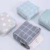 Storage Bags Women Girl Tampon Bag Grid Dot Sanitary Pad Pouch Napkin Towel Cosmetic E7CB