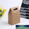 Classic Kraft Box Craft Bag with Handle Soap Candy Bakery Cookie Biscuits Packaging Paper Boxes