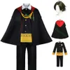 Anime Costumes Kids Adult Anime Spy X Family Damian Desmond Cosplay Comes Cloak Wig Imperial Scholar Cape School Uniform Halloween Come Z0301