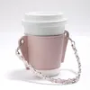 Drinkware Handle Kitchen Dining Bar Home Garden Chain Coffee Cups Sets Hand Held Glass Holder Tumbler Detachable Dhayk