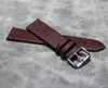 Watch Bands Super Soft Men And Women Strap Black Blue Dark Brown Khaki Leather Handmade Retro 20mm For Brand