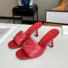 Klassiker designer dubbel g sandaler skor mode platt tofflor sko kvinnor ggity låg häl kvinna uyhk
