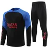 22 23 24 tuta psgS men football tracksuits training suit jersey jacket kit 2022 2023 PSGs mbappe mens and kids soccer tracksuit jogging kits survetement foot chandal