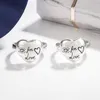 70% OFF 2023 New Luxury High Quality Fashion Jewelry for fearless series kitten round five pointed star trend male and female lovers pair ring