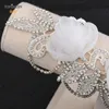 Wedding Sashes TOPQUEEN S499 Belts With Rhinestones Organza Flower Thin Sparkly Belt Bride Accessories SOrnaments For Dress