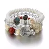 Bracelets de charme 2023 moda boêmia para mulheres europeias e americanas bracelete fofa de várias camadas boho bangles jóias